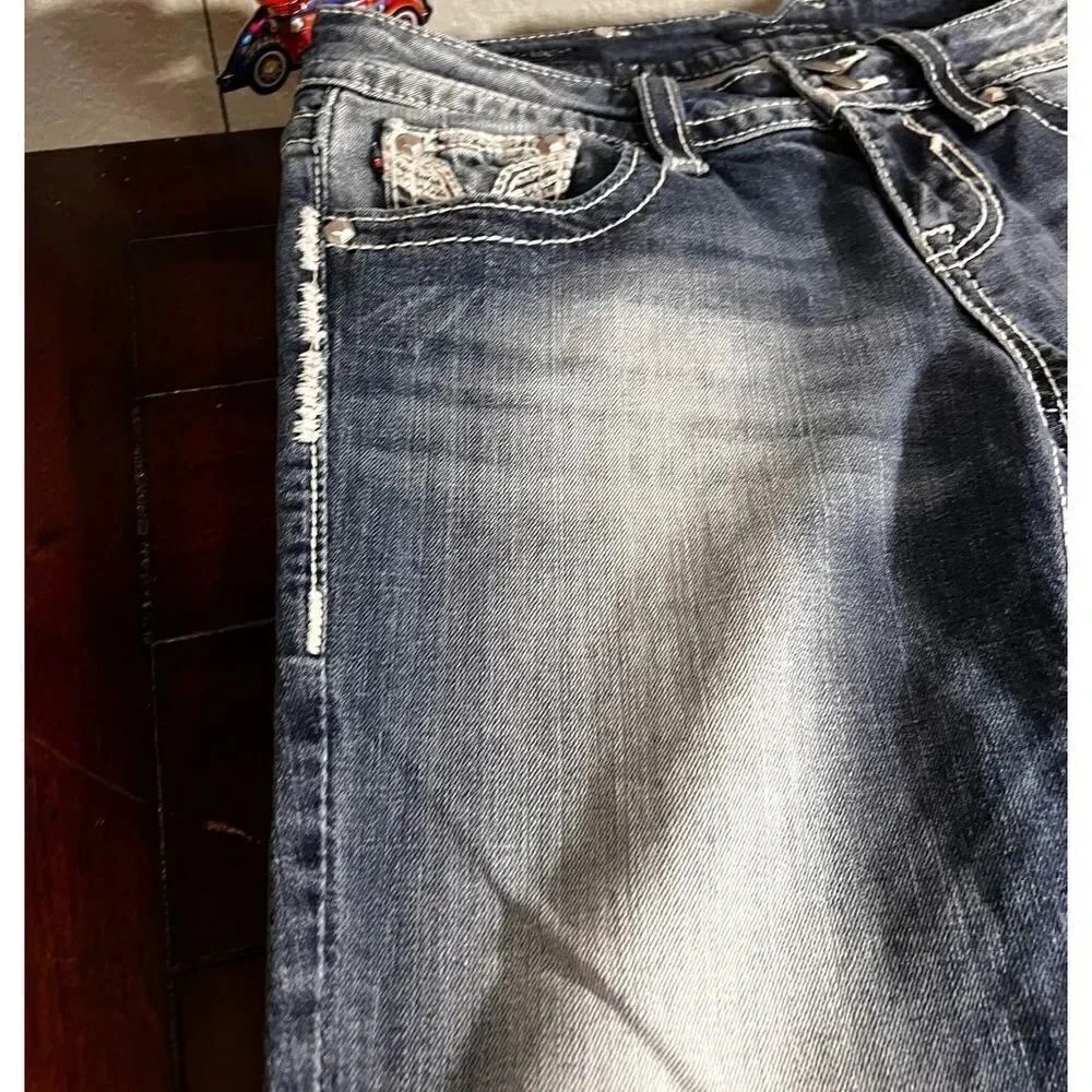 EUC Vigoss Chelsea Capri Size 3/4 Length 21 Rolled cuff or 22 Straight #J11 - Picture 4 of 9